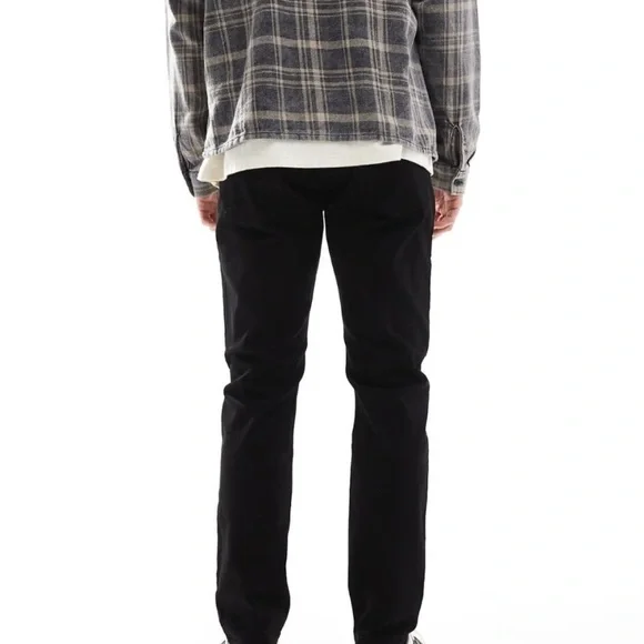 French Connection NWT Seville Slim Fit Black Rinse Denim - Size 32 x 30 - Picture 2 of 7